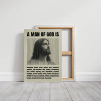 A Man of God: Line Portrait Virtues