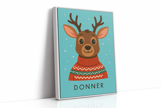 Holiday Reindeer In Festive Sweater