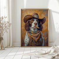 English Springer Spaniel Cowboy Sheriff