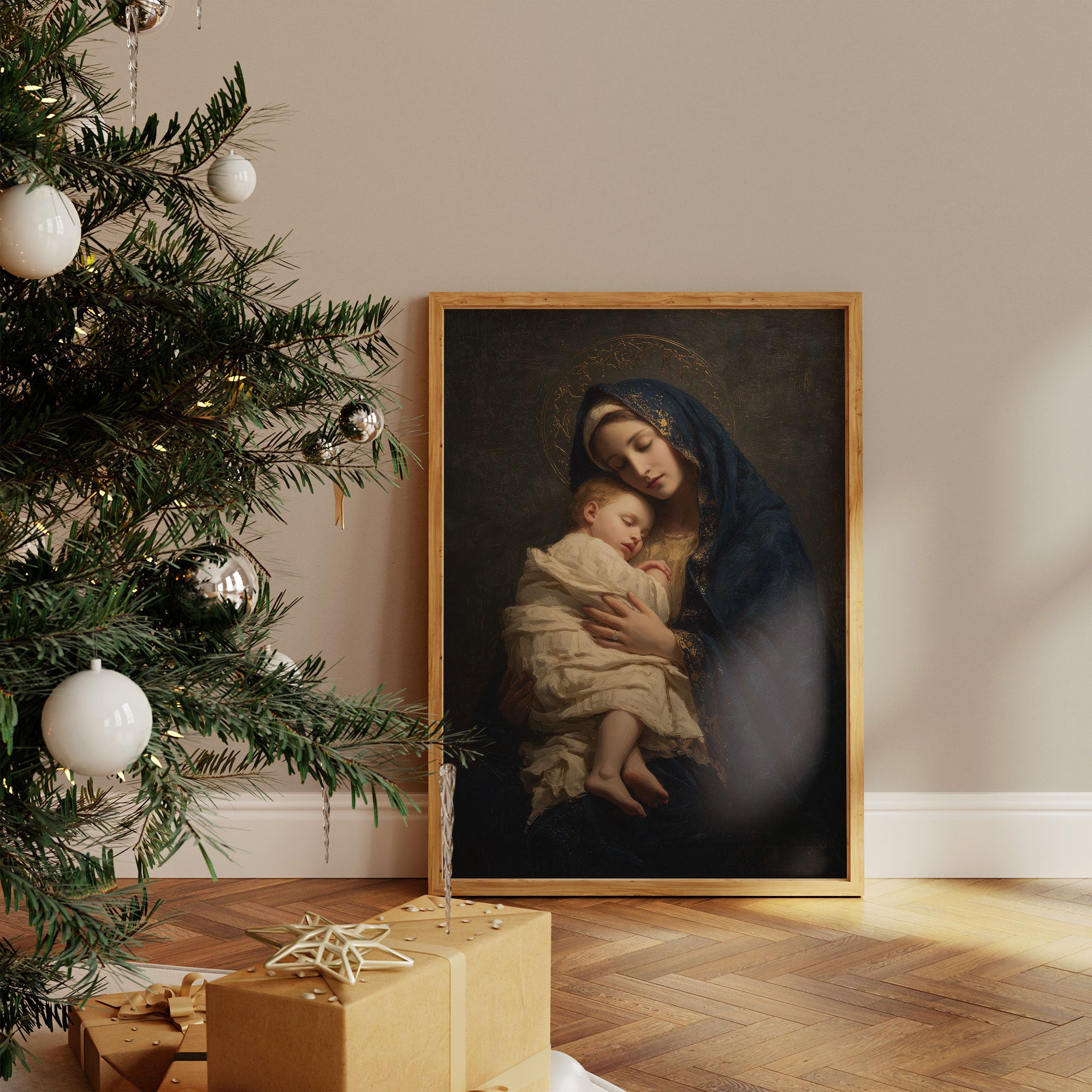 Sacred Light Fills Winter's Corner