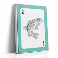 Ace of Bass — Playing Card Wildlife Print