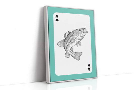 Ace of Bass — Playing Card Wildlife Print