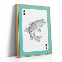 Ace of Bass — Playing Card Wildlife Print