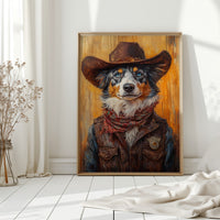 Australian Shepherd Cowboy Deputy