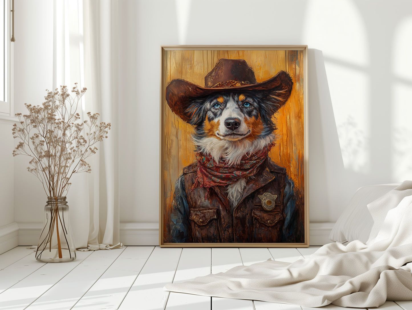 Australian Shepherd Cowboy Deputy