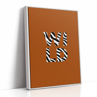 Zebra Stripes Spell It Out