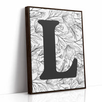 Botanical Letter L Monogram