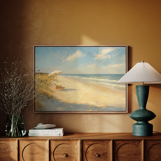 Summer Waits On Golden Sand