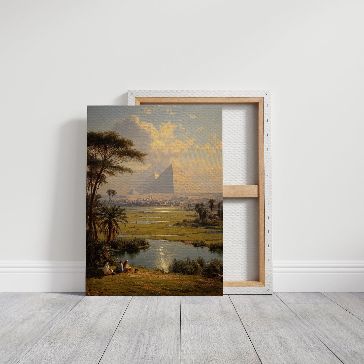 Ancient Pyramids Bathe In Golden Light