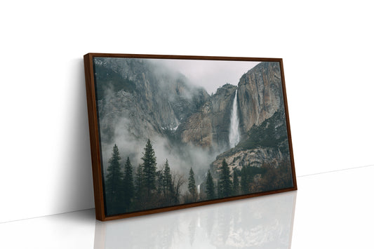 Granite Giants Meet Morning Mist