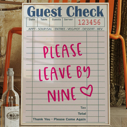 Message From The Kitchen Staff