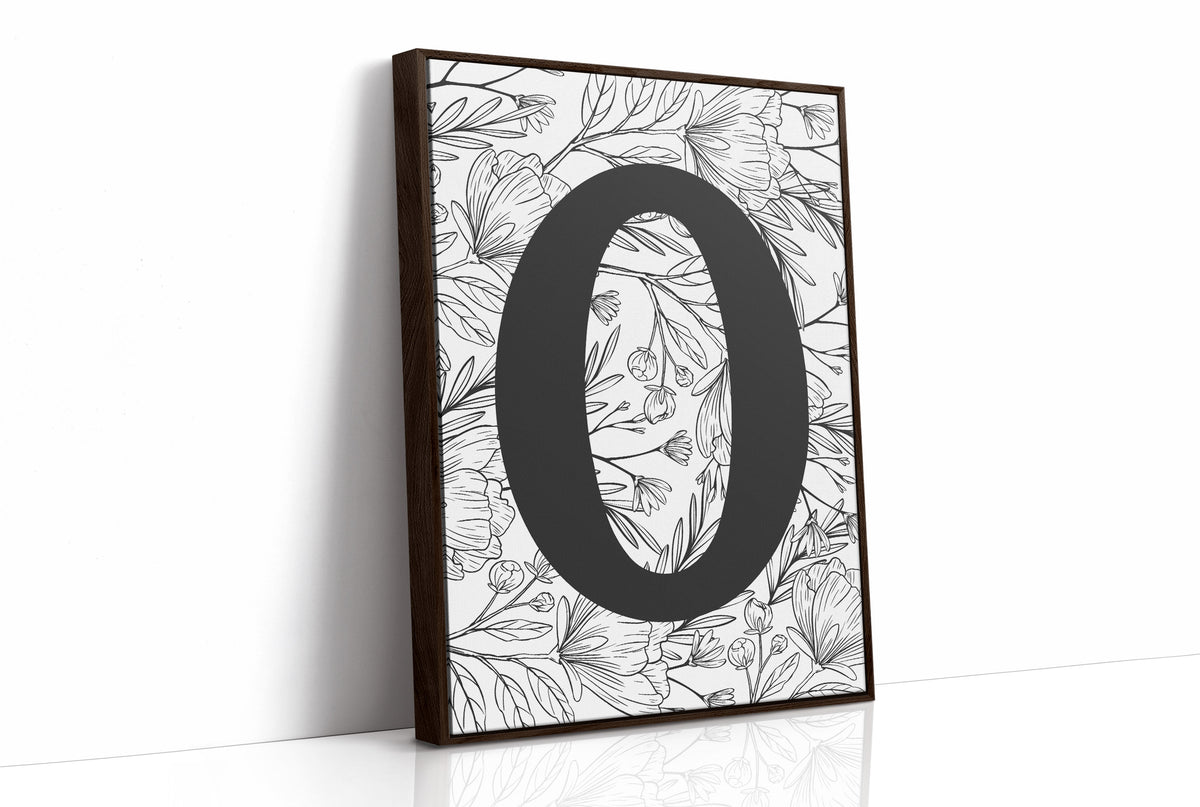 Botanical Letter O Monogram