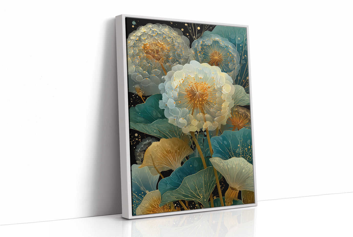 Wishes Written in Gold and Teal