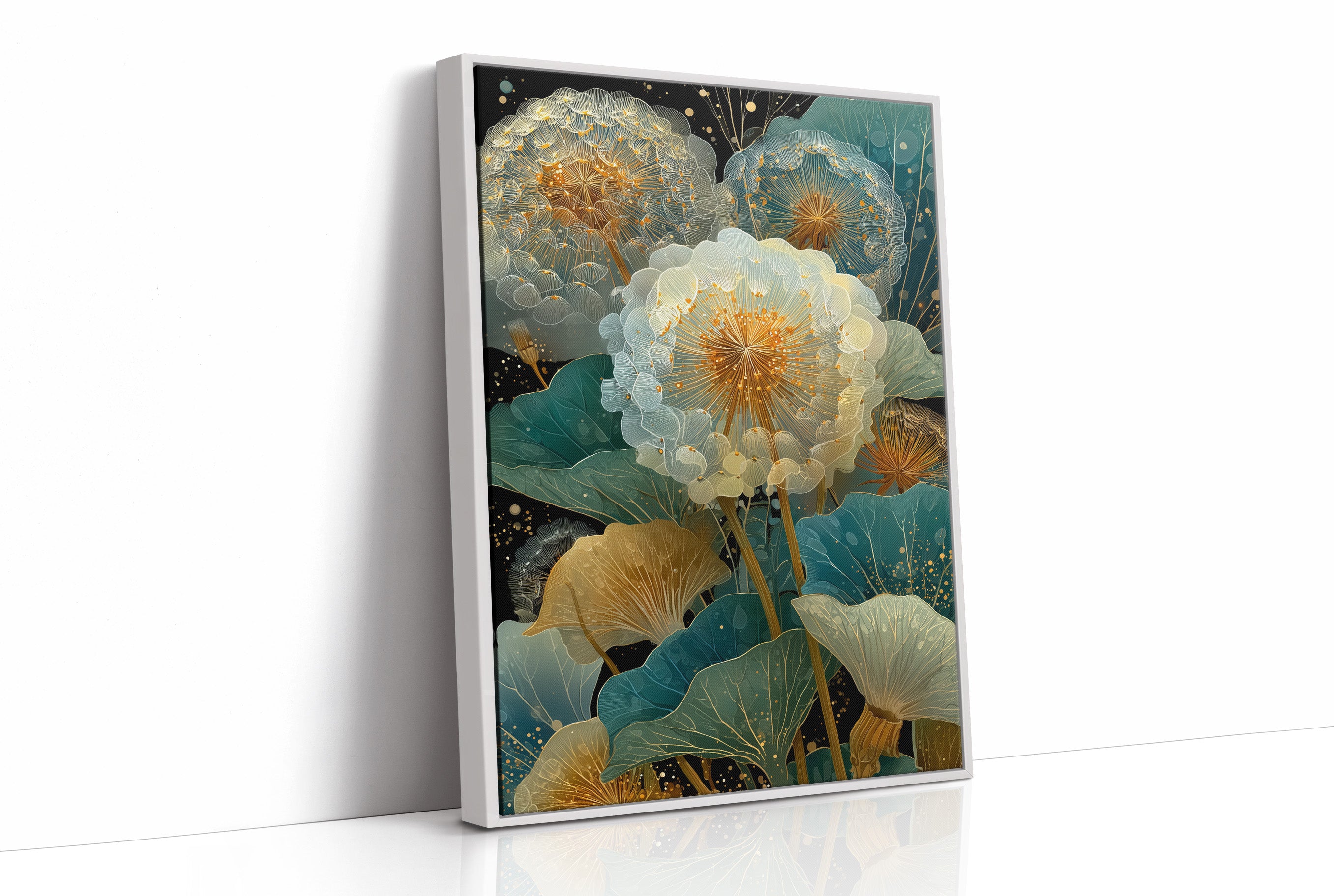 Wishes Written in Gold and Teal