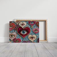 All Eyes in Velvet Hearts