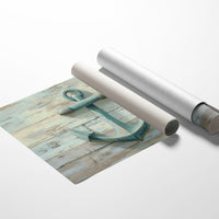 Weathered Blue Holds Coastal Memory