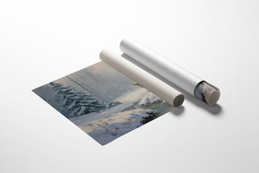 Winter Brook Calls Lone Stag