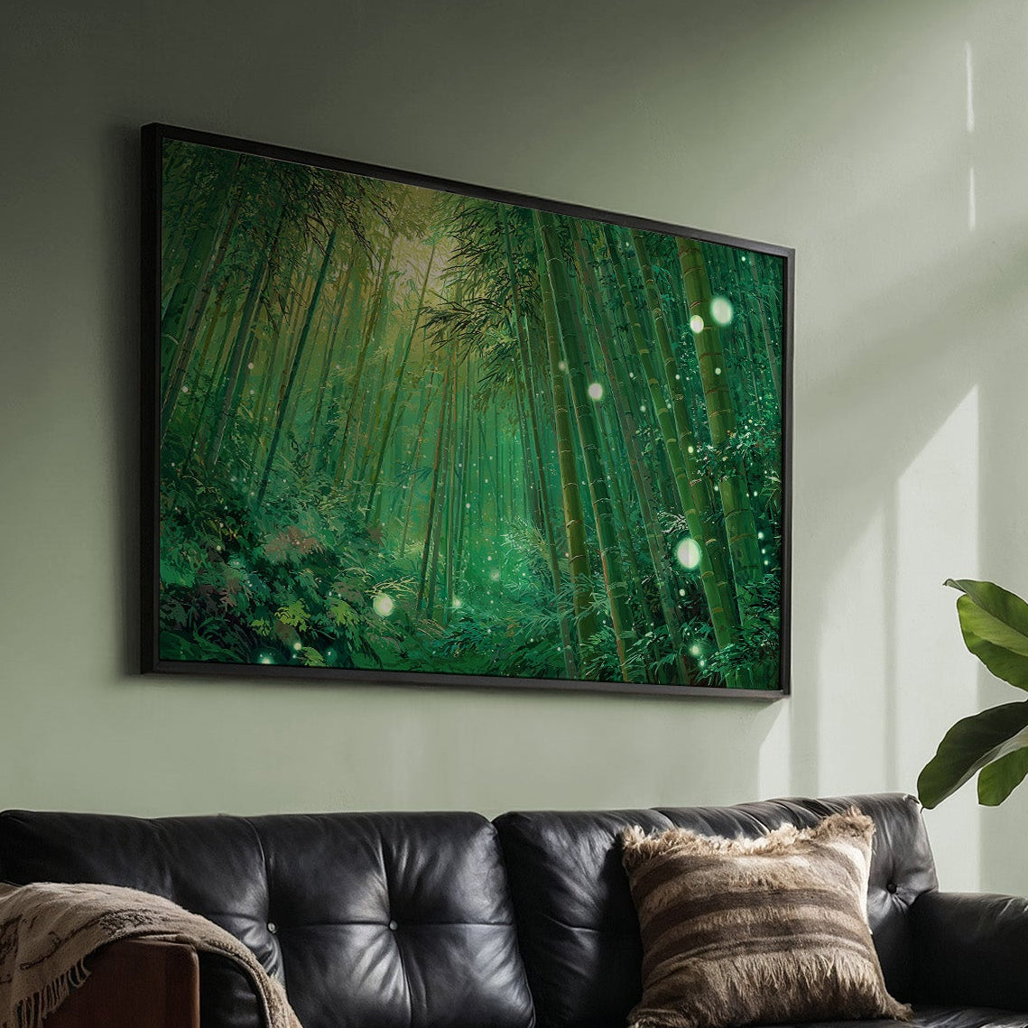 Fireflies Dance Through Bamboo Forest