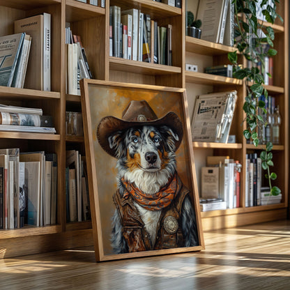 Australian Shepard Sheriff of the Painted Plains