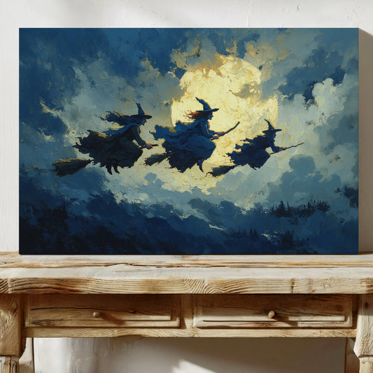 Flight Beneath the Harvest Moon
