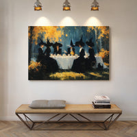 The Gathering Beneath Golden Canopies