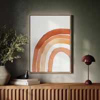 Terracotta Boho Rainbow Arch