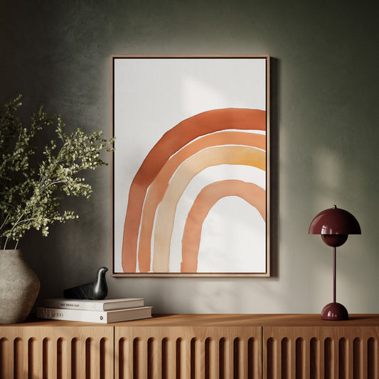 Terracotta Boho Rainbow Arch