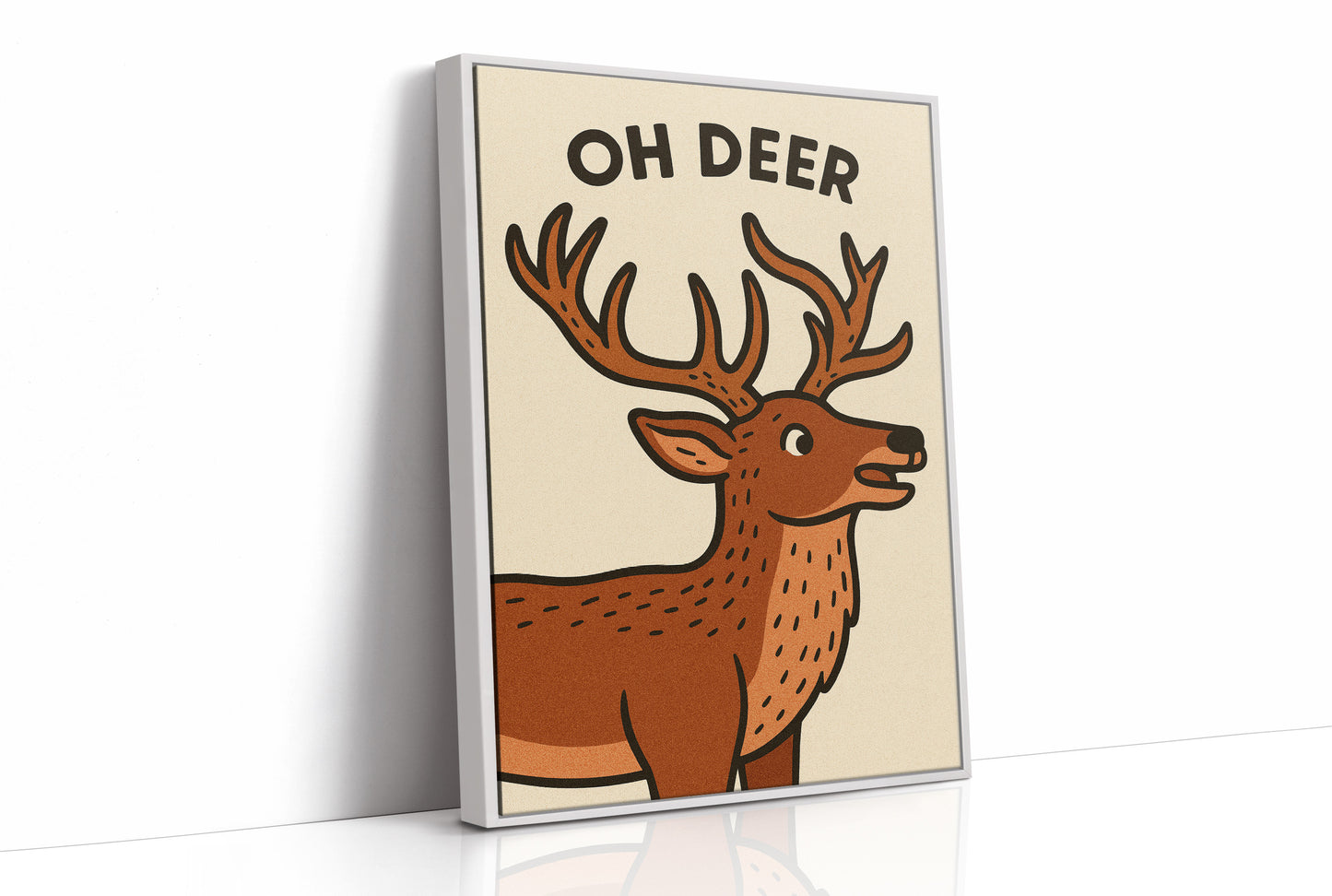 Playful Reindeer Brings Holiday Cheer