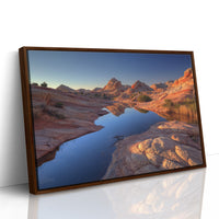 Red Rocks Mirror Desert Dawn