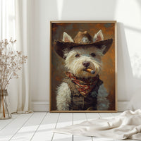 West Highland White Terrier Gunslinger