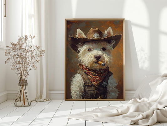 West Highland White Terrier Gunslinger