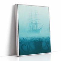 Ghost Ship Adrift Above the Kraken's Reach