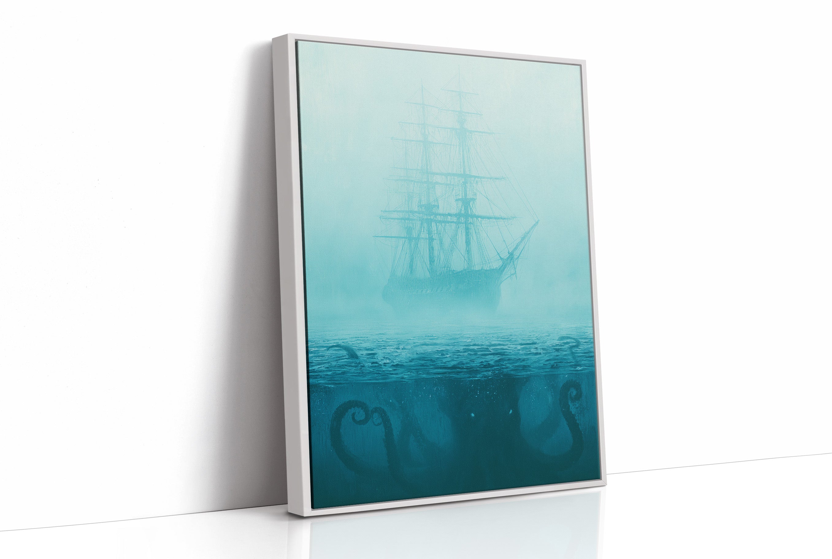 Ghost Ship Adrift Above the Kraken's Reach