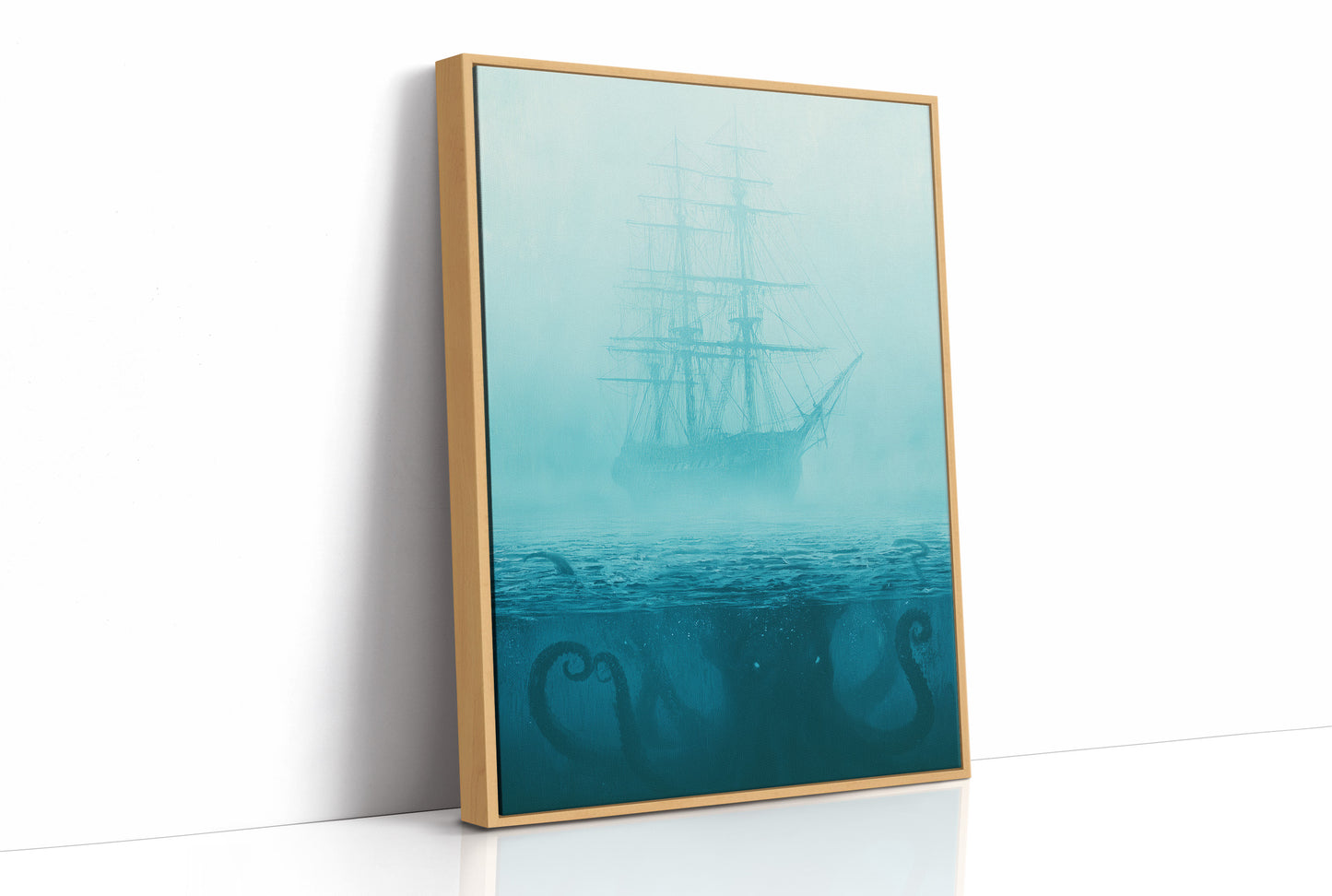 Ghost Ship Adrift Above the Kraken's Reach