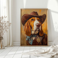 Basset Hound Frontier Sheriff