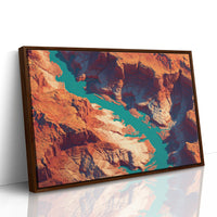 Turquoise Rivers Carve Ancient Stone