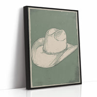 Weathered Rancher's Dream - Vintage Cowboy Hat