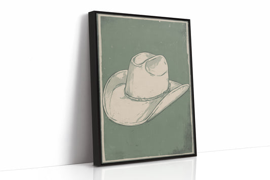 Weathered Rancher's Dream - Vintage Cowboy Hat