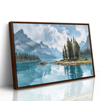 Alpine Waters Mirror Mountain Dreams