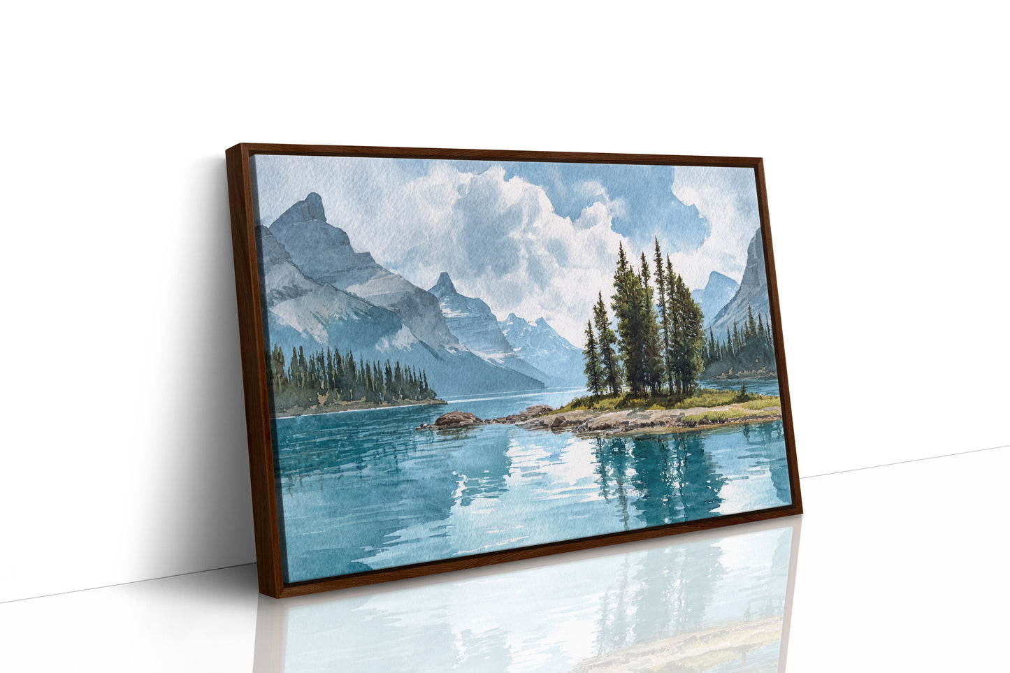 Alpine Waters Mirror Mountain Dreams