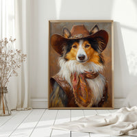 Rough Collie Sunset Wrangler