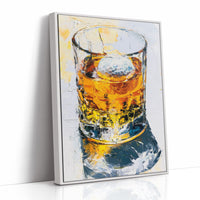 On the Rocks: An Impasto Pour