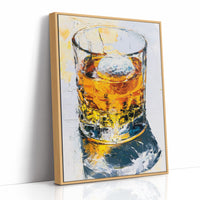 On the Rocks: An Impasto Pour