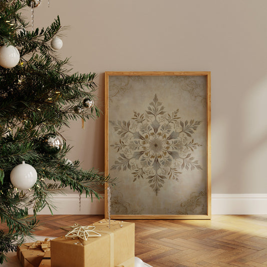 Frost Petals Dance In December Light