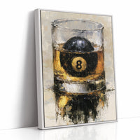 Behind the 8-Ball: A Whiskey Still Life