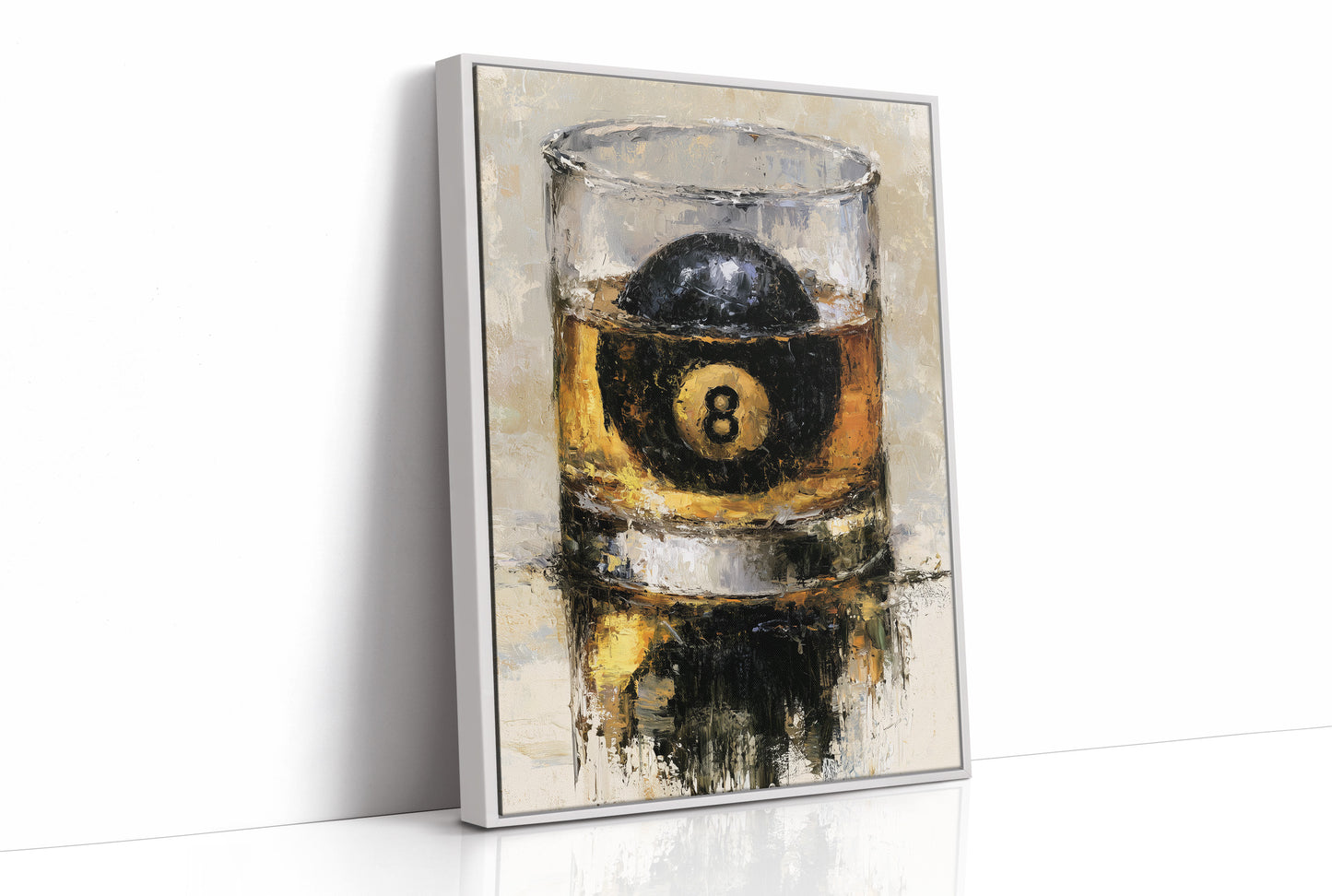 Behind the 8-Ball: A Whiskey Still Life