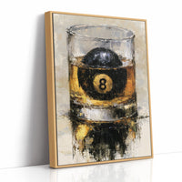 Behind the 8-Ball: A Whiskey Still Life