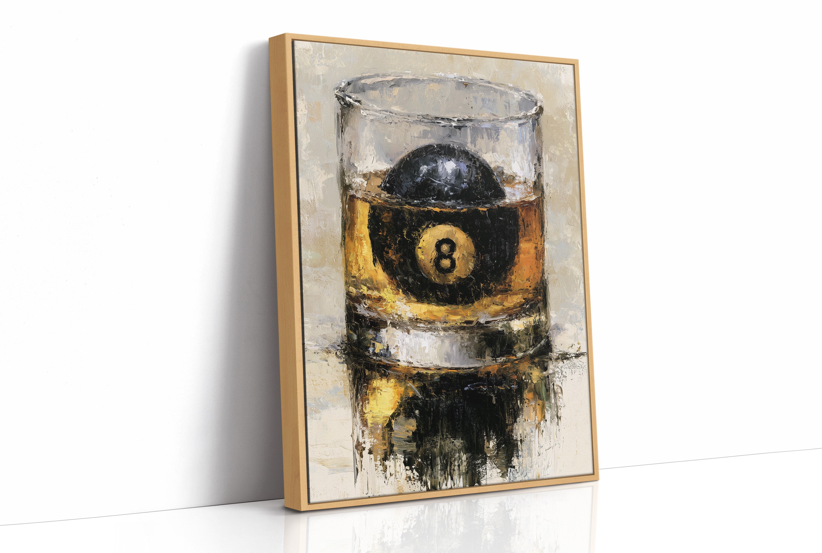Behind the 8-Ball: A Whiskey Still Life