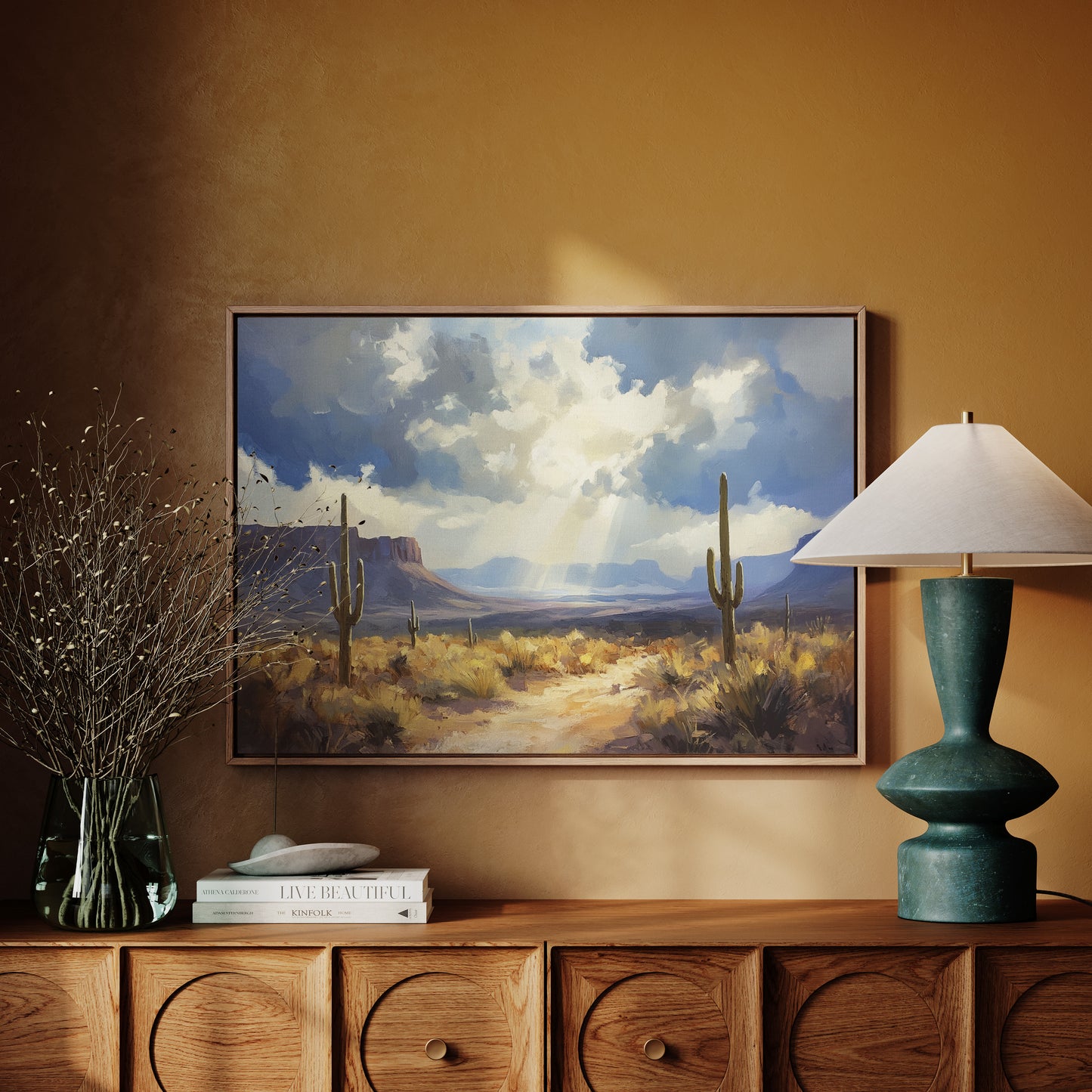 Desert Light Breaks Canyon Walls