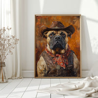 Bullmastiff Sheriff of the High Plains